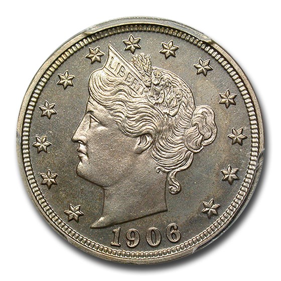 1906 Liberty Head Nickel PR-64 PCGS 1906 Liberty Head Nickel PR-64 PCGS